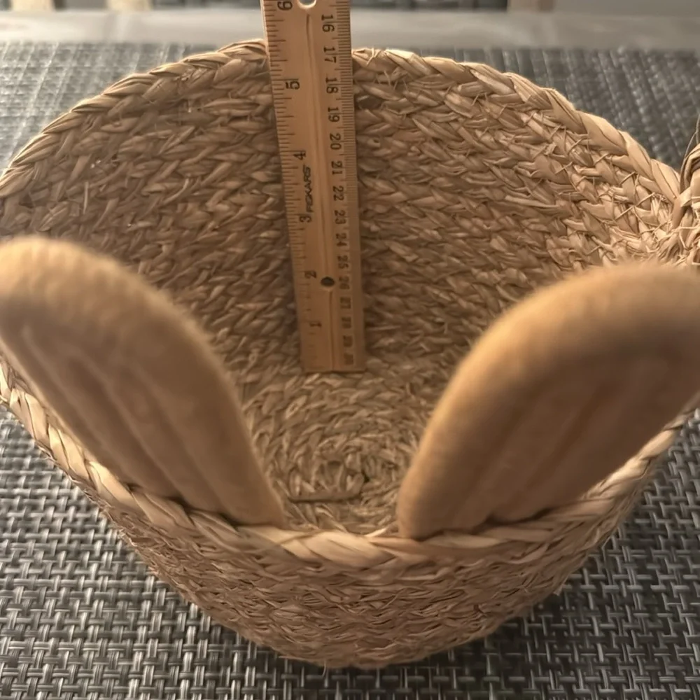 Easter Target Bunny Woven Seagrass Basket Brown. Brand New. Brand New.